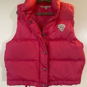 Bonpoint Hot Pink Puffy Vest Size 6
